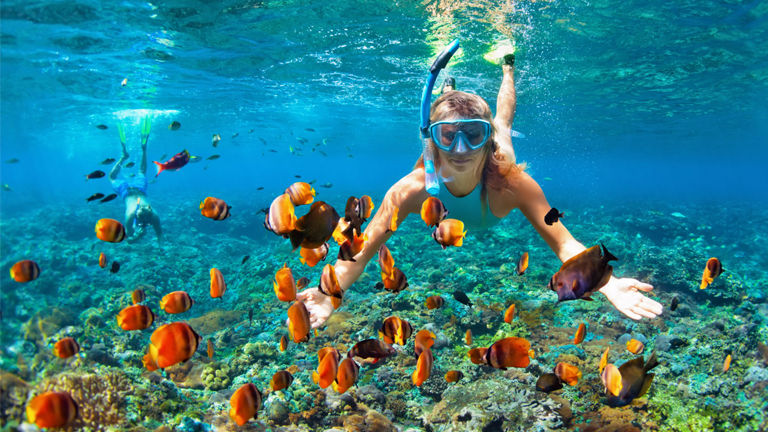 Snorkeling in Coiba Island Panama